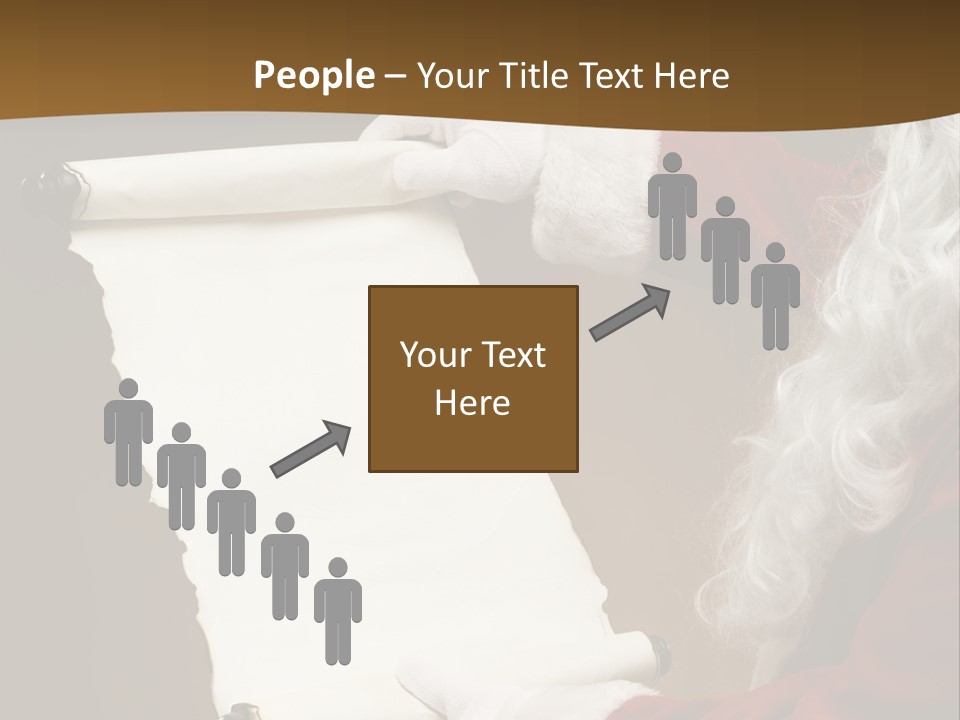 Figure Corporate Chair PowerPoint Template