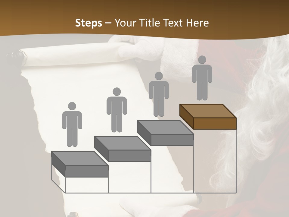 Figure Corporate Chair PowerPoint Template