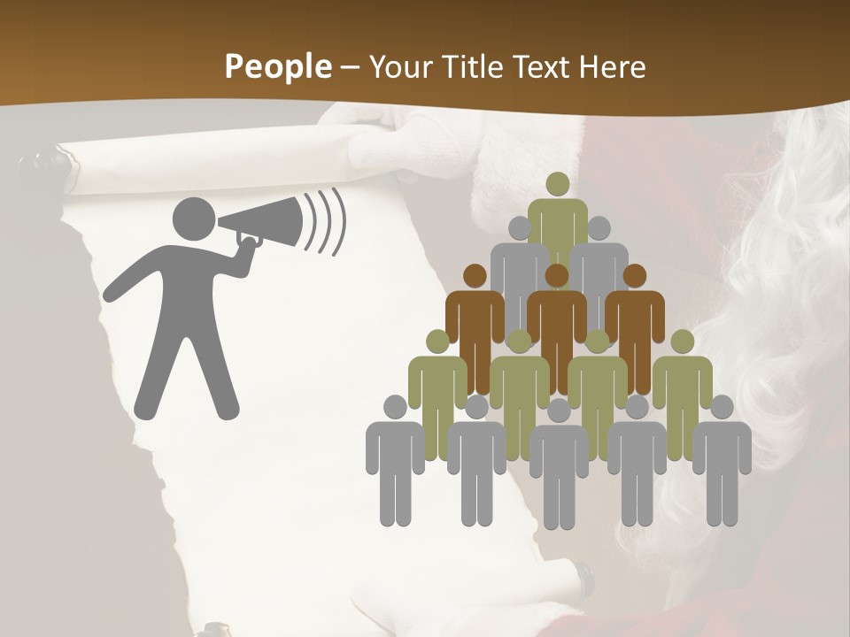 Figure Corporate Chair PowerPoint Template