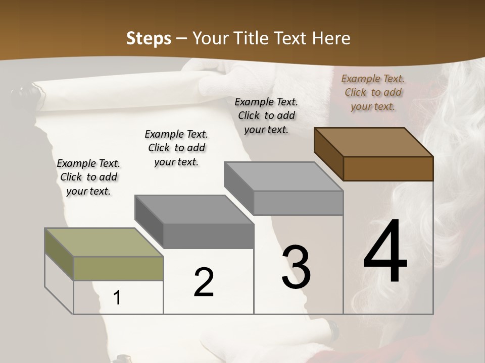 Figure Corporate Chair PowerPoint Template