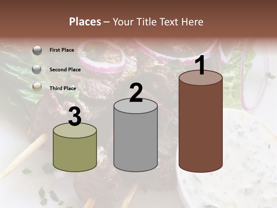 Nobody Yoghurt Food PowerPoint Template