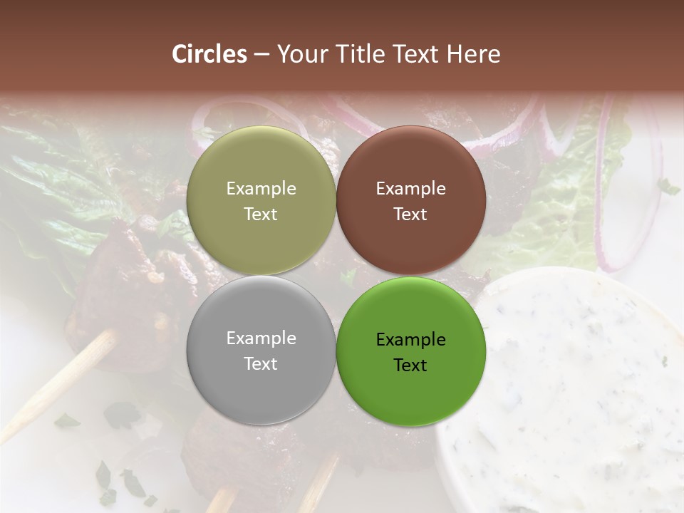 Nobody Yoghurt Food PowerPoint Template