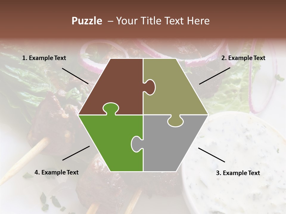 Nobody Yoghurt Food PowerPoint Template