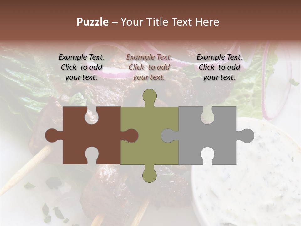 Nobody Yoghurt Food PowerPoint Template