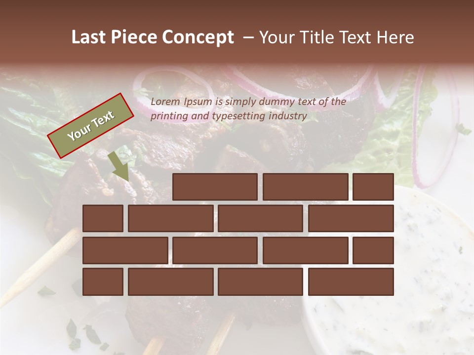 Nobody Yoghurt Food PowerPoint Template