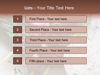 Nobody Yoghurt Food PowerPoint Template