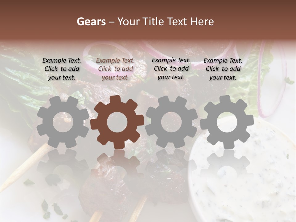 Nobody Yoghurt Food PowerPoint Template