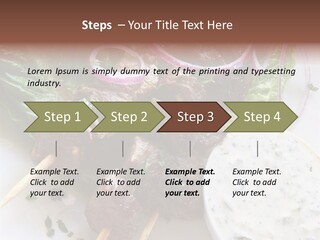 Nobody Yoghurt Food PowerPoint Template