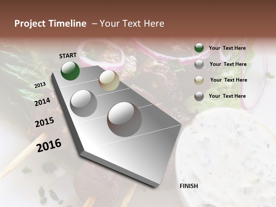 Nobody Yoghurt Food PowerPoint Template