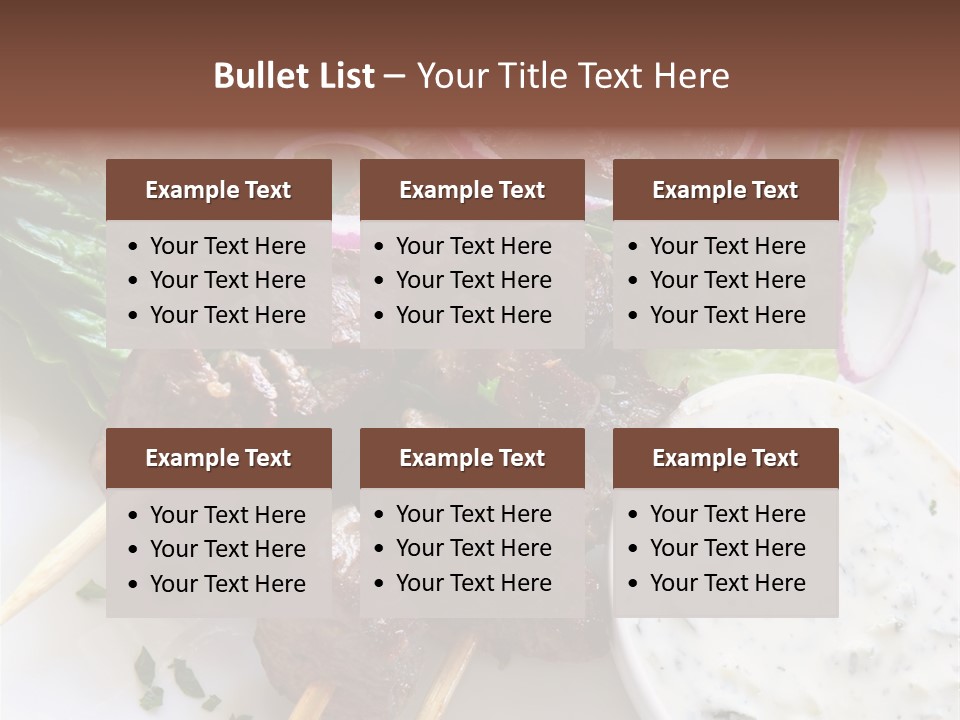 Nobody Yoghurt Food PowerPoint Template