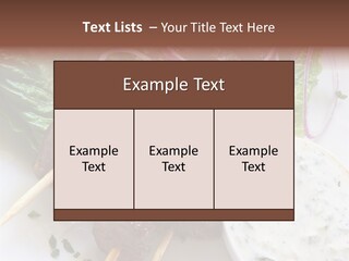 Nobody Yoghurt Food PowerPoint Template