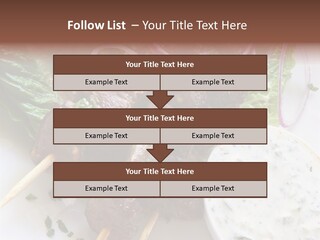 Nobody Yoghurt Food PowerPoint Template