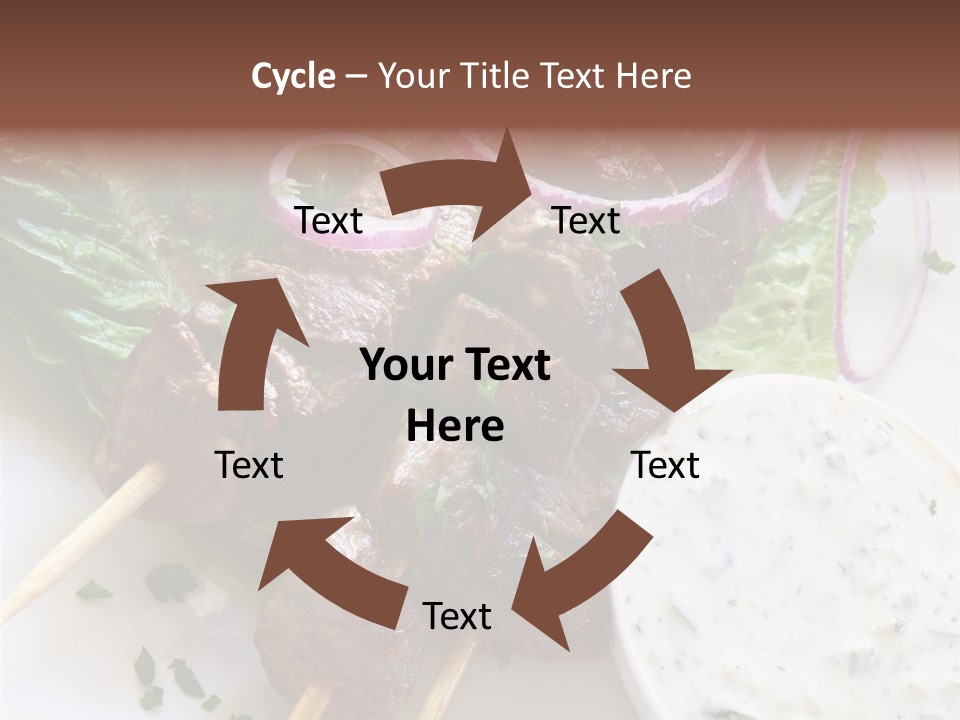 Nobody Yoghurt Food PowerPoint Template