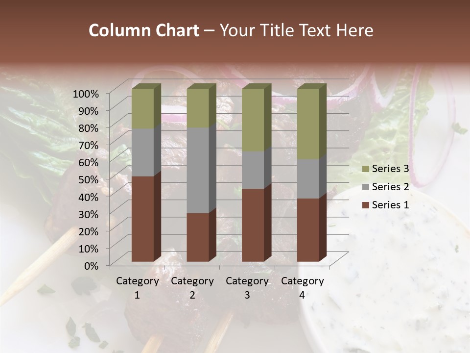 Nobody Yoghurt Food PowerPoint Template