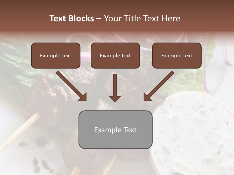 Nobody Yoghurt Food PowerPoint Template