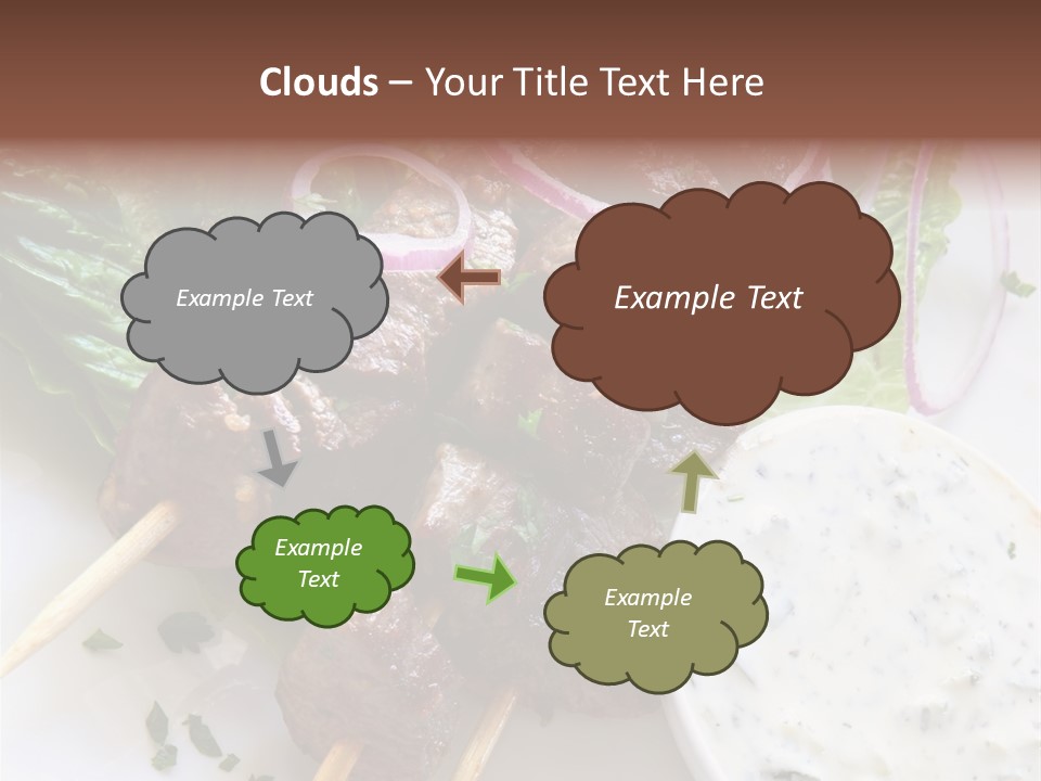 Nobody Yoghurt Food PowerPoint Template