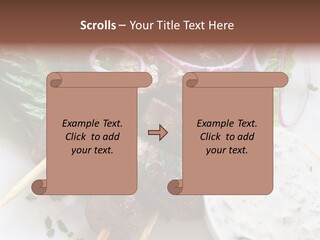 Nobody Yoghurt Food PowerPoint Template
