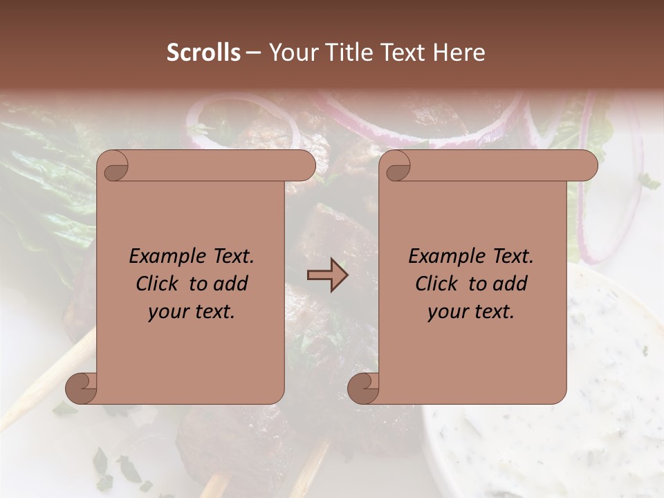 Nobody Yoghurt Food PowerPoint Template