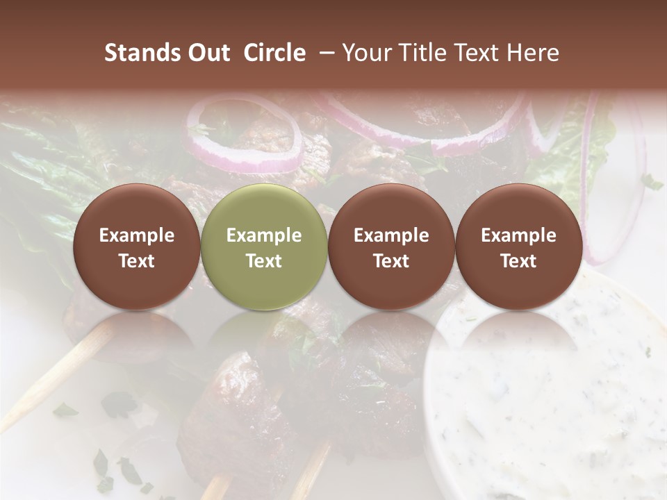 Nobody Yoghurt Food PowerPoint Template