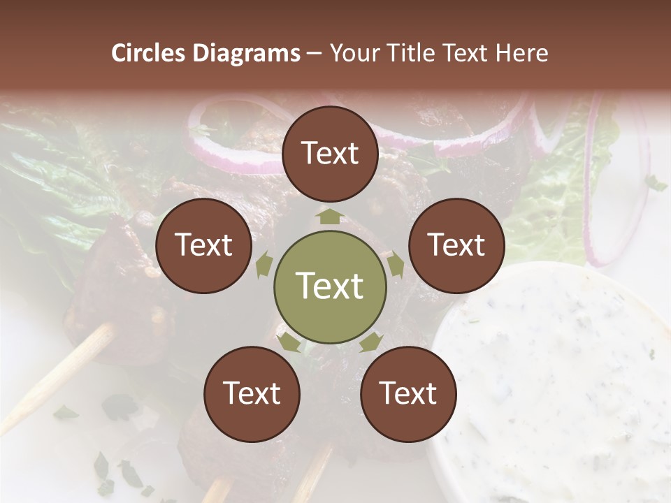 Nobody Yoghurt Food PowerPoint Template