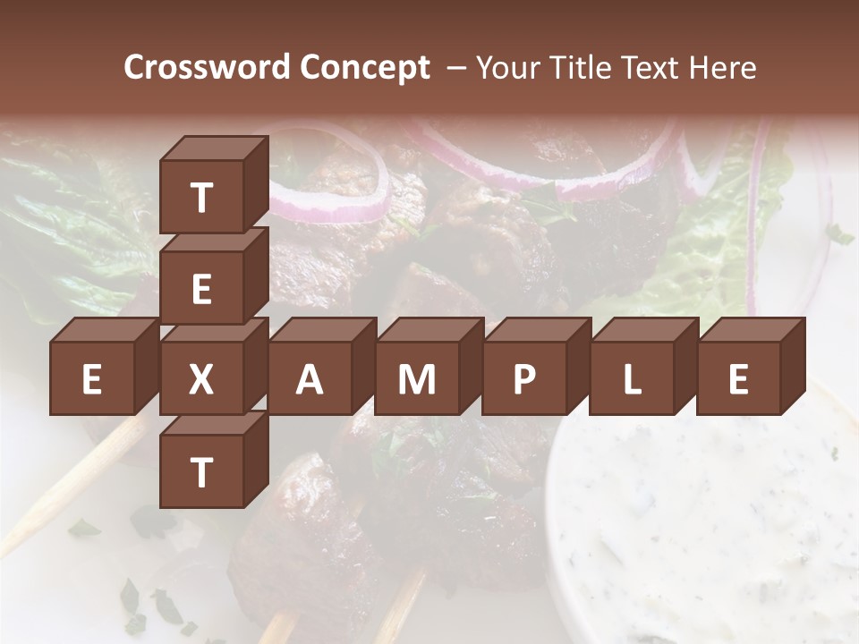 Nobody Yoghurt Food PowerPoint Template