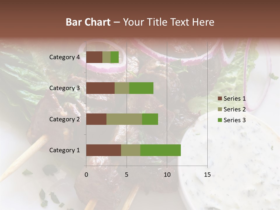Nobody Yoghurt Food PowerPoint Template