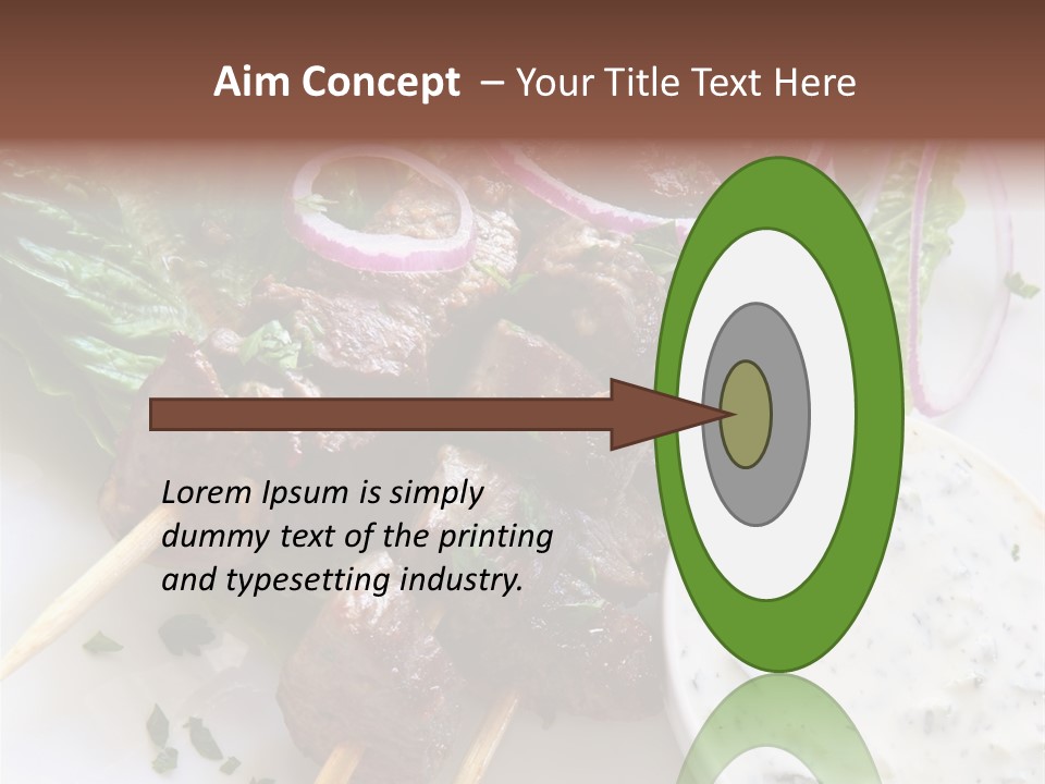 Nobody Yoghurt Food PowerPoint Template