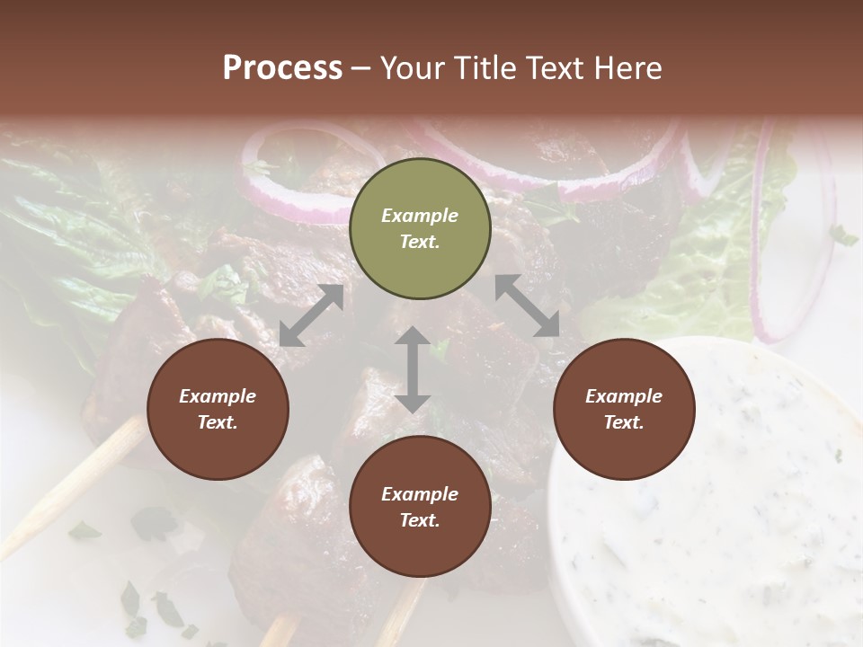 Nobody Yoghurt Food PowerPoint Template