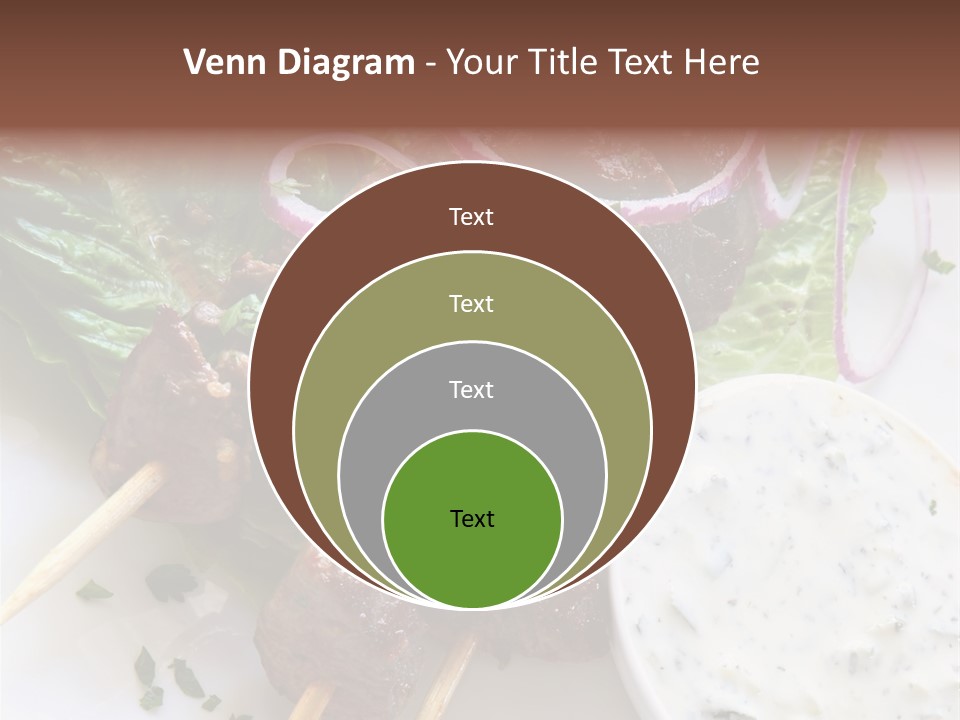 Nobody Yoghurt Food PowerPoint Template