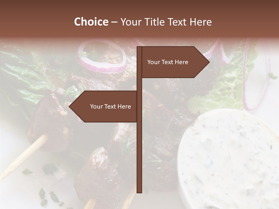 Nobody Yoghurt Food PowerPoint Template