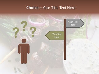 Nobody Yoghurt Food PowerPoint Template