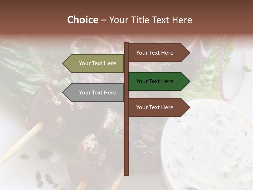 Nobody Yoghurt Food PowerPoint Template