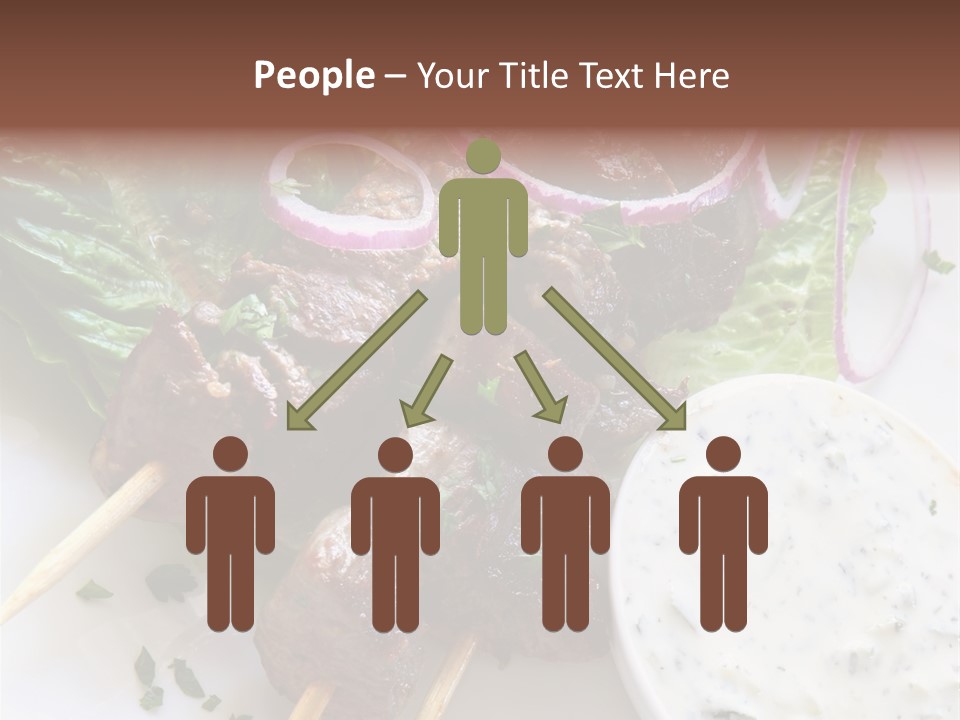 Nobody Yoghurt Food PowerPoint Template