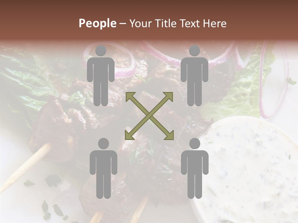 Nobody Yoghurt Food PowerPoint Template