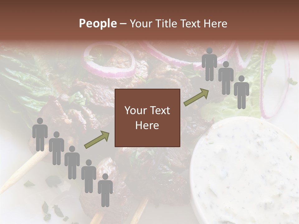 Nobody Yoghurt Food PowerPoint Template