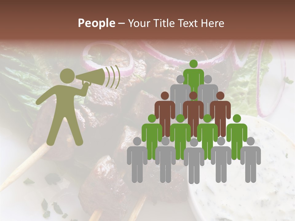 Nobody Yoghurt Food PowerPoint Template