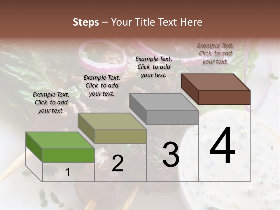 Nobody Yoghurt Food PowerPoint Template
