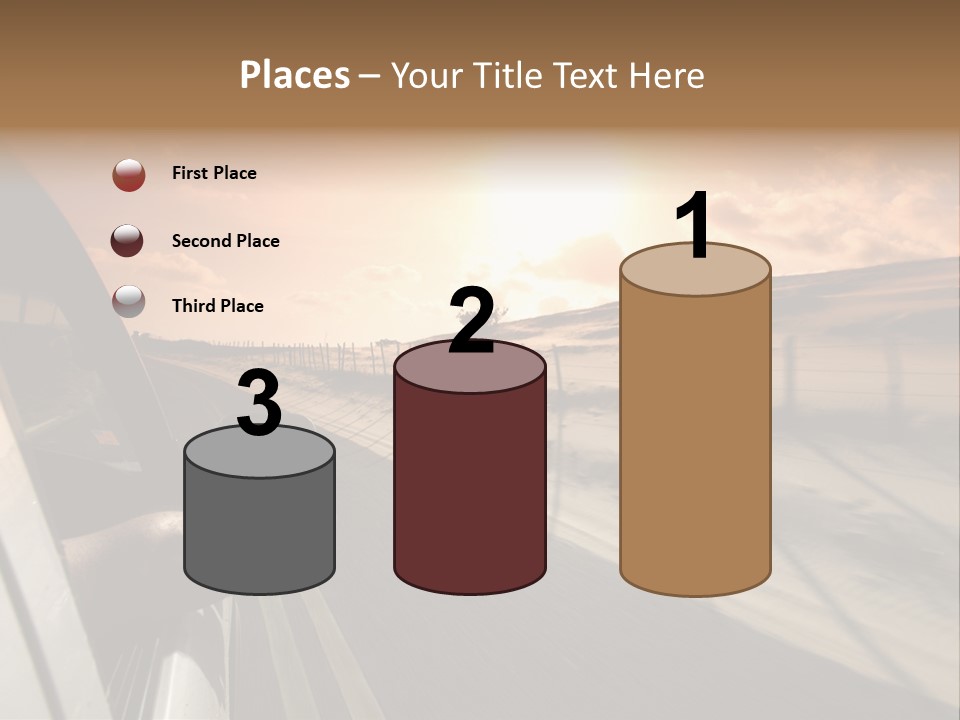 Emotion Road Symbol PowerPoint Template