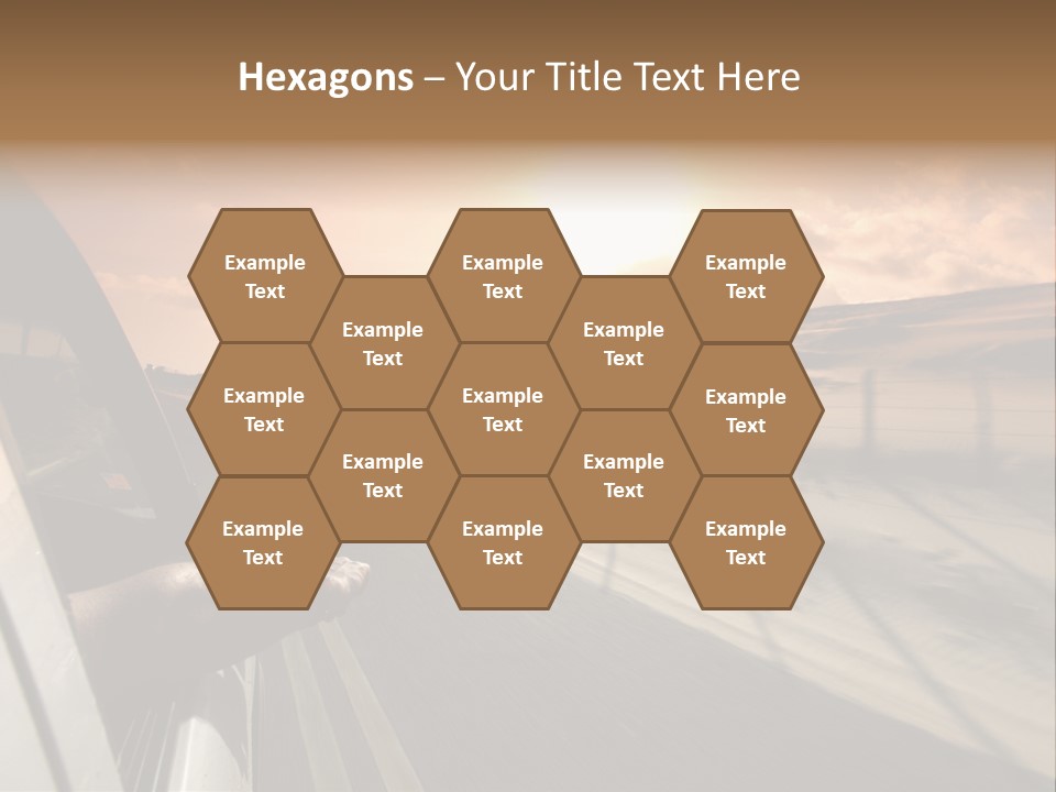 Emotion Road Symbol PowerPoint Template