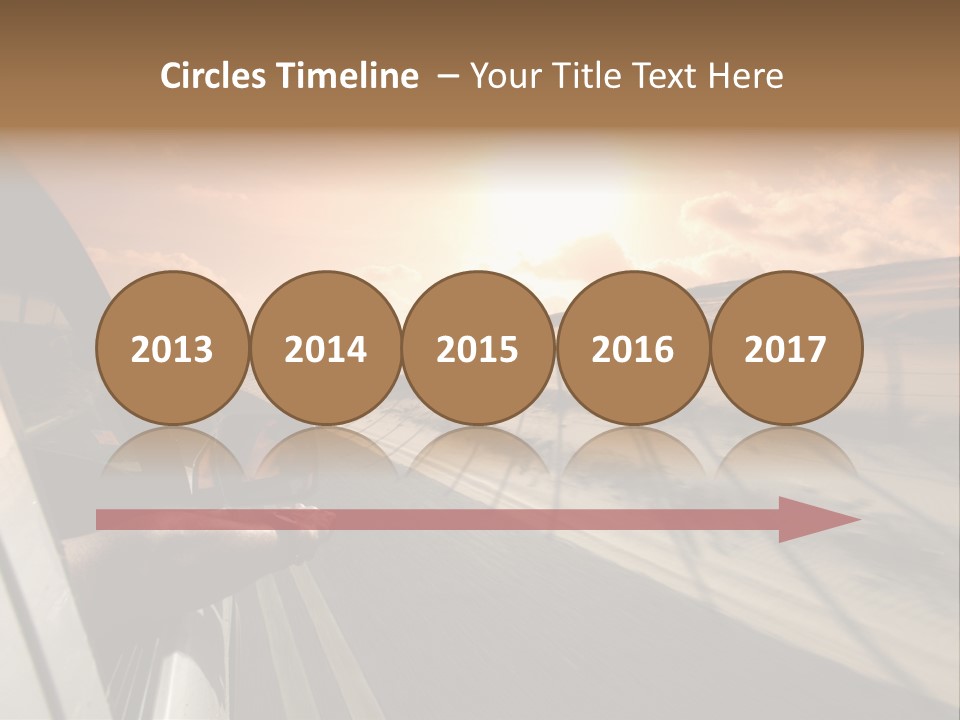 Emotion Road Symbol PowerPoint Template