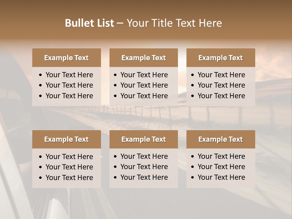 Emotion Road Symbol PowerPoint Template