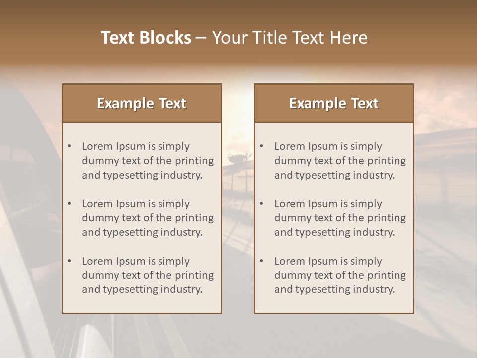 Emotion Road Symbol PowerPoint Template