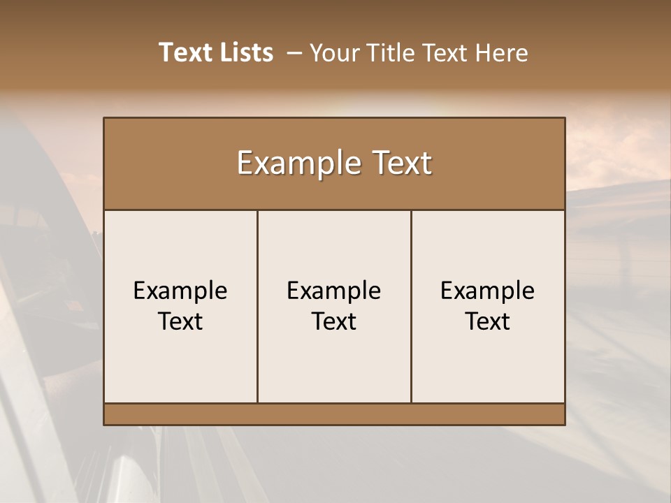 Emotion Road Symbol PowerPoint Template
