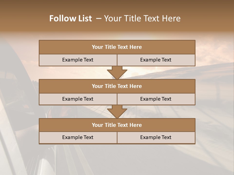 Emotion Road Symbol PowerPoint Template