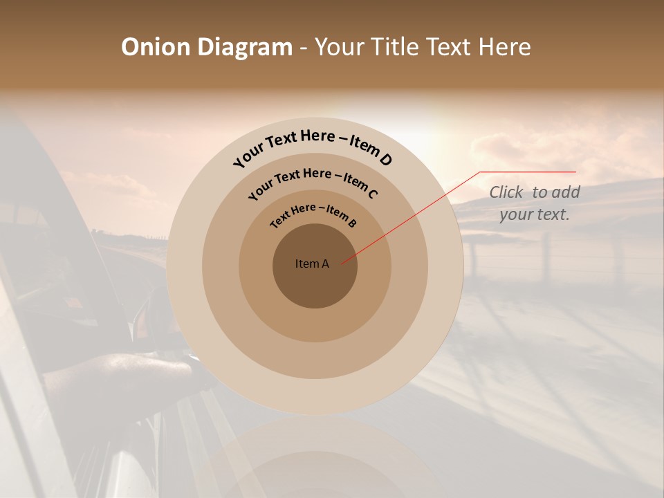 Emotion Road Symbol PowerPoint Template