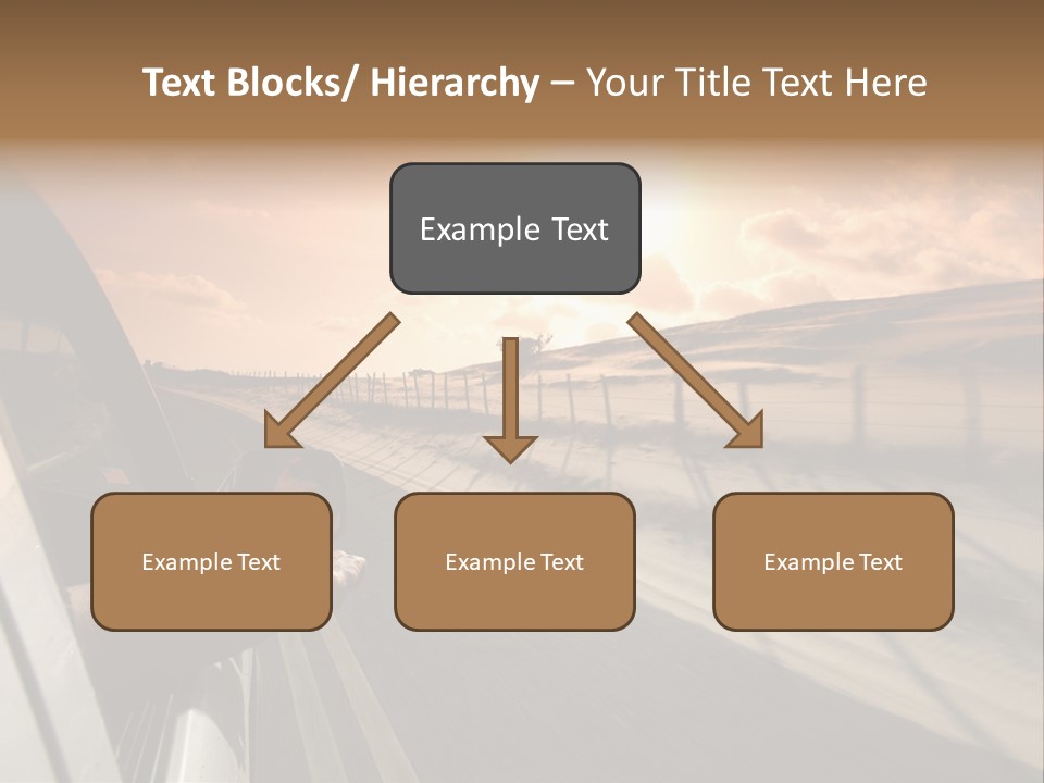 Emotion Road Symbol PowerPoint Template