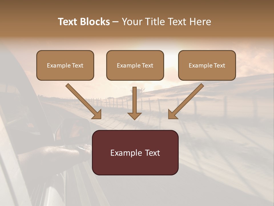 Emotion Road Symbol PowerPoint Template