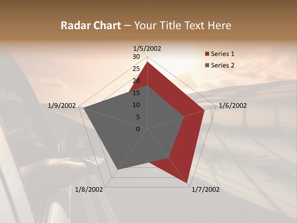Emotion Road Symbol PowerPoint Template