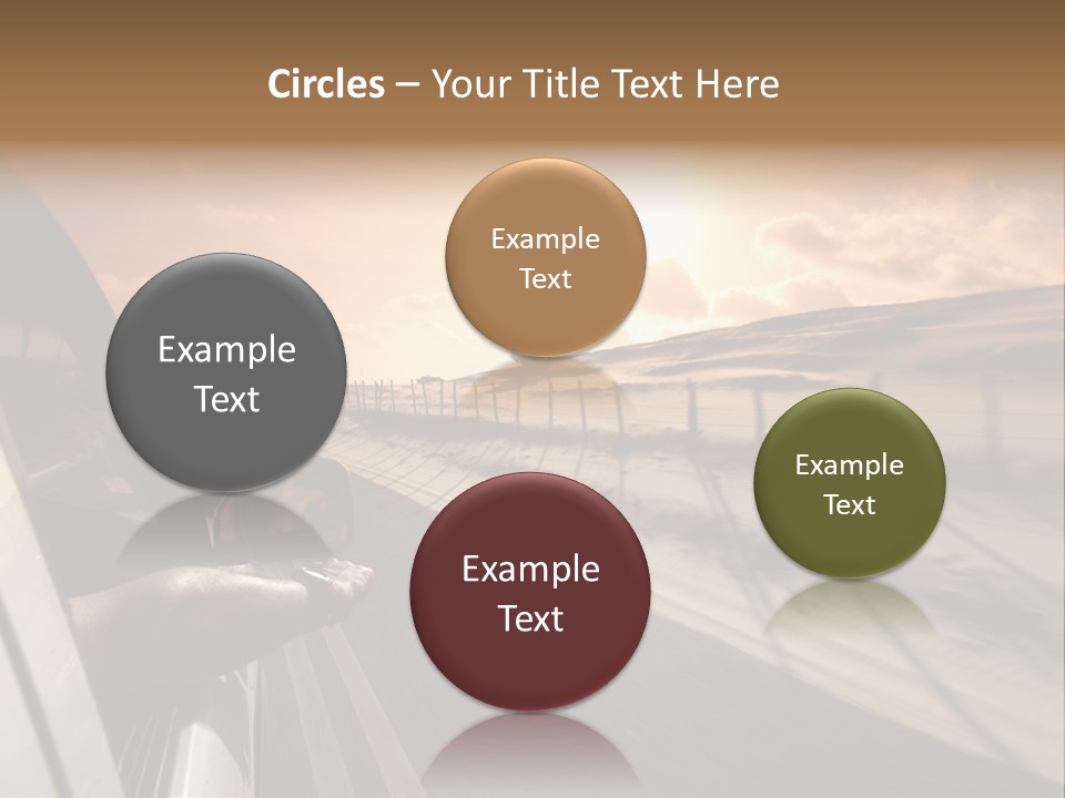 Emotion Road Symbol PowerPoint Template