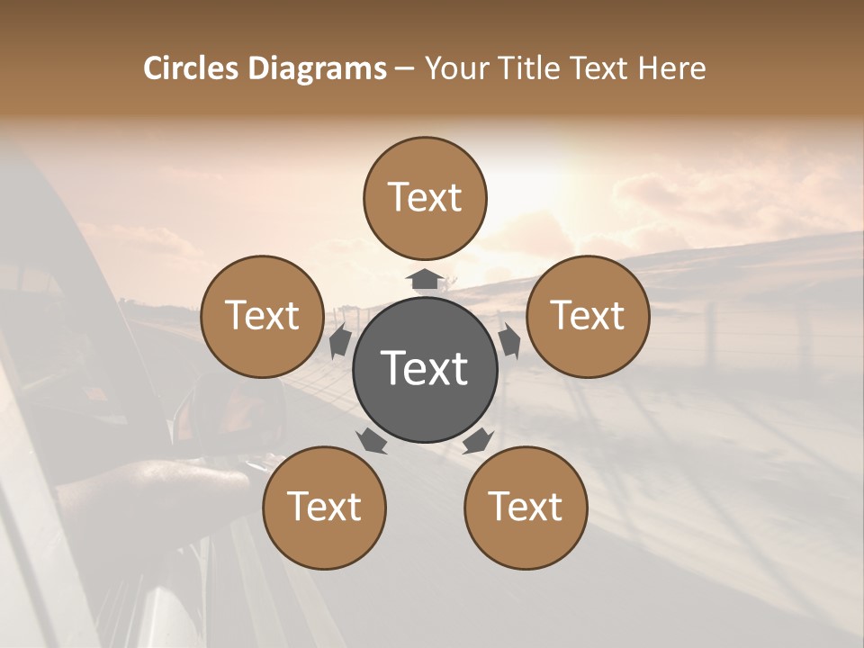 Emotion Road Symbol PowerPoint Template
